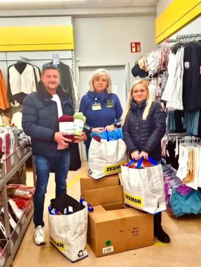 Erste Zeeman-Spende: Handschuhe, Decken und Mützen — Bild 1