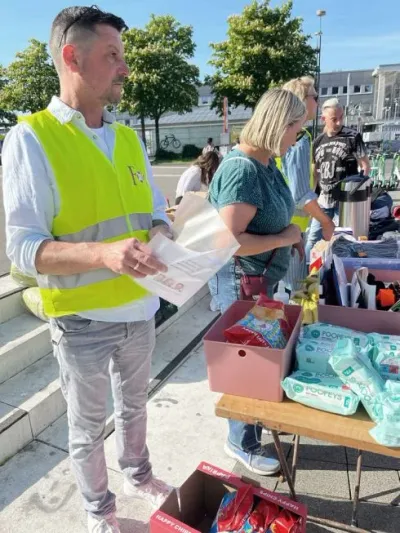 Aktion an der Katharinentreppe — Bild 1