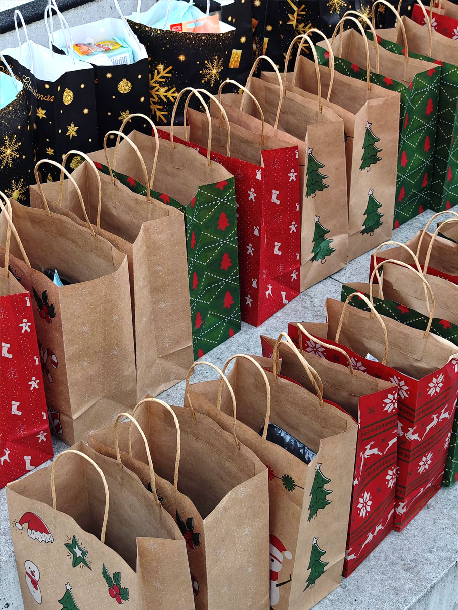 Weihnachtsveranstaltung am Dortmunder Hauptbahnhof
