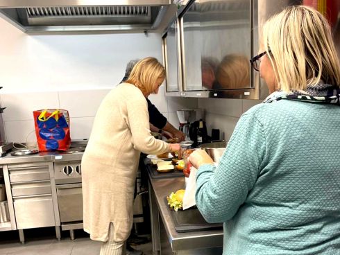 Lunchpakete für Bedürftige