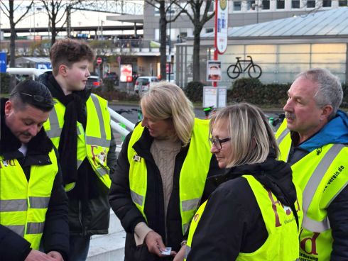 Weihnachstveranstaltung  am Dortmunder Hauptbahnhof