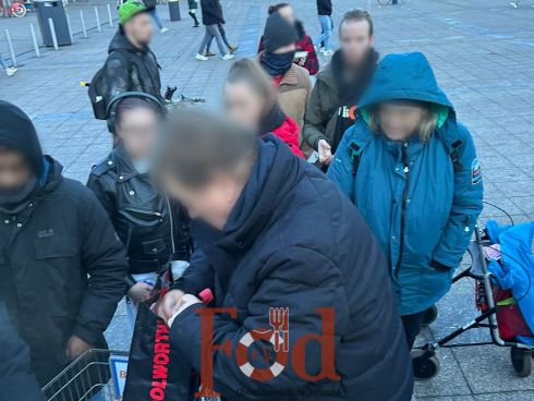 Lunchpakete für Bedürftige