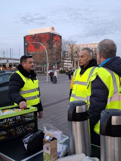Weihnachstveranstaltung  am Dortmunder Hauptbahnhof